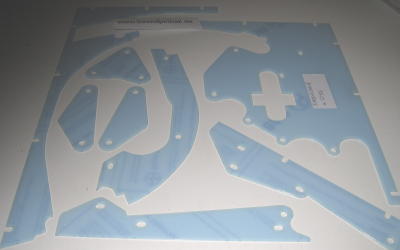 Barracora 8 teiliges Plastic Protector Set (Williams) - zum Schließen ins Bild klicken